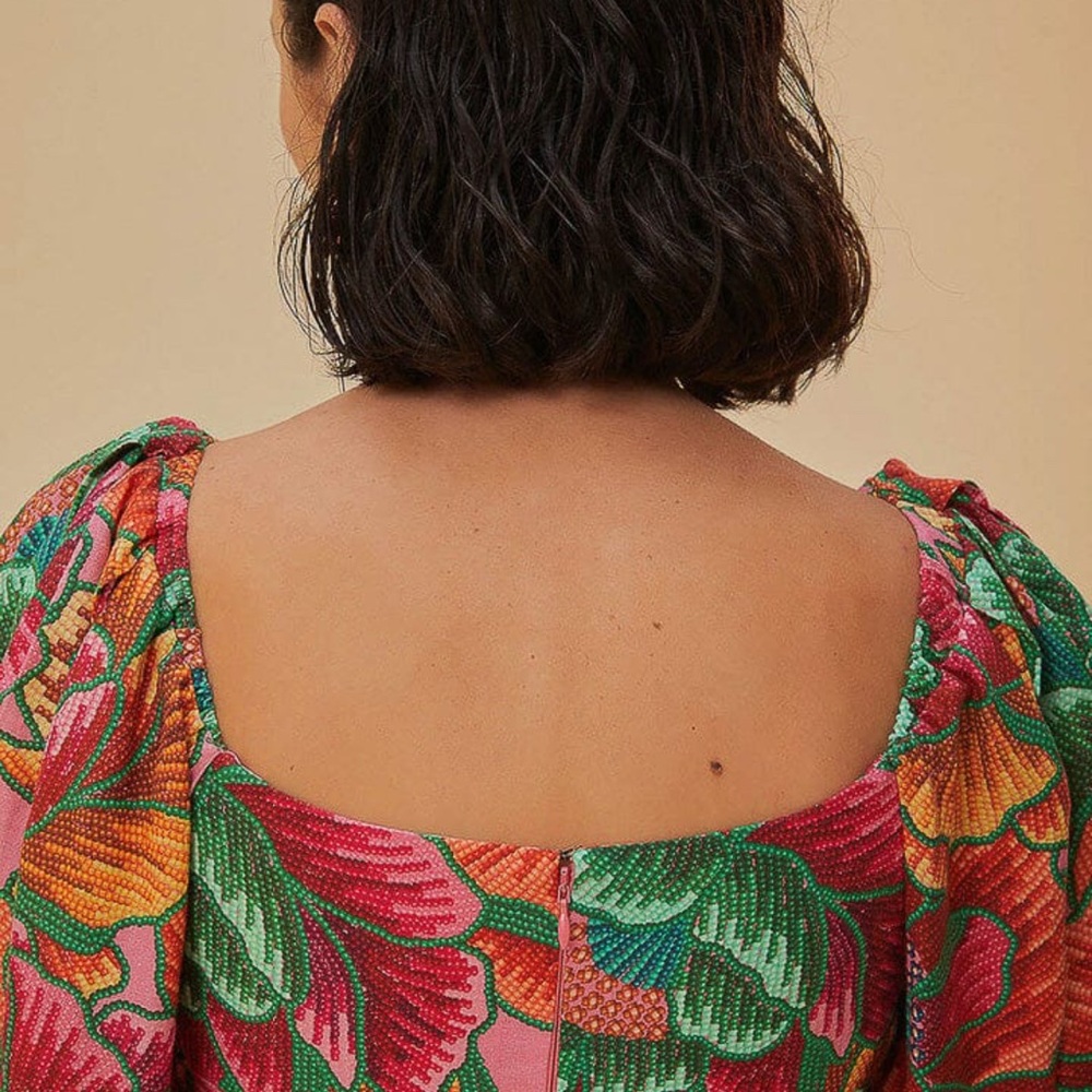 FARM Rio Colorful Floral Mini Dress - Picture 4 of 8